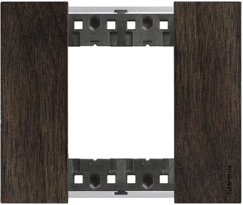 Рамка универсальная Legrand BTicino Living Now 1-м. 2 мод. дерево орех фото Рамка универсальная Legrand BTicino Living Now 1-м. 2 мод. дерево орех картинка